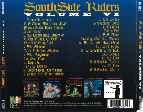 South Side Rider Vol. VI Chicano Rap